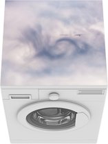 Wasmachine beschermer mat - Vortex van wolken - Breedte 60 cm x hoogte 60 cm
