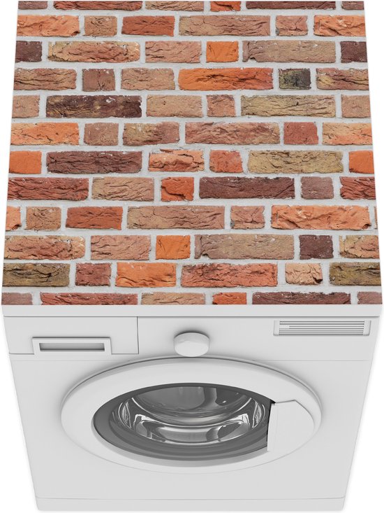 Protecteur de machine à laver - Tapis de machine à laver - Brique - Ciment  - Motifs -... | bol