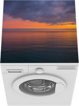 Wasmachine beschermer mat - Zonsopkomst over de Middellandse Zee - Breedte 60 cm x hoogte 60 cm