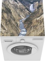Wasmachine beschermer mat - Wyoming - Waterval - Amerika - Breedte 60 cm x hoogte 60 cm