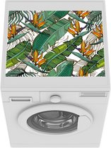 Wasmachine beschermer mat - Patroon - Jungle - Bladeren - Breedte 55 cm x hoogte 45 cm