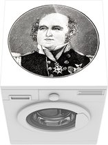 Wasmachine beschermer mat - Illustratie van een  James Clark Ross - Breedte 60 cm x hoogte 60 cm