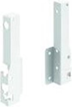 Hettich Set achterwandverbinder 144mm Wit li/re