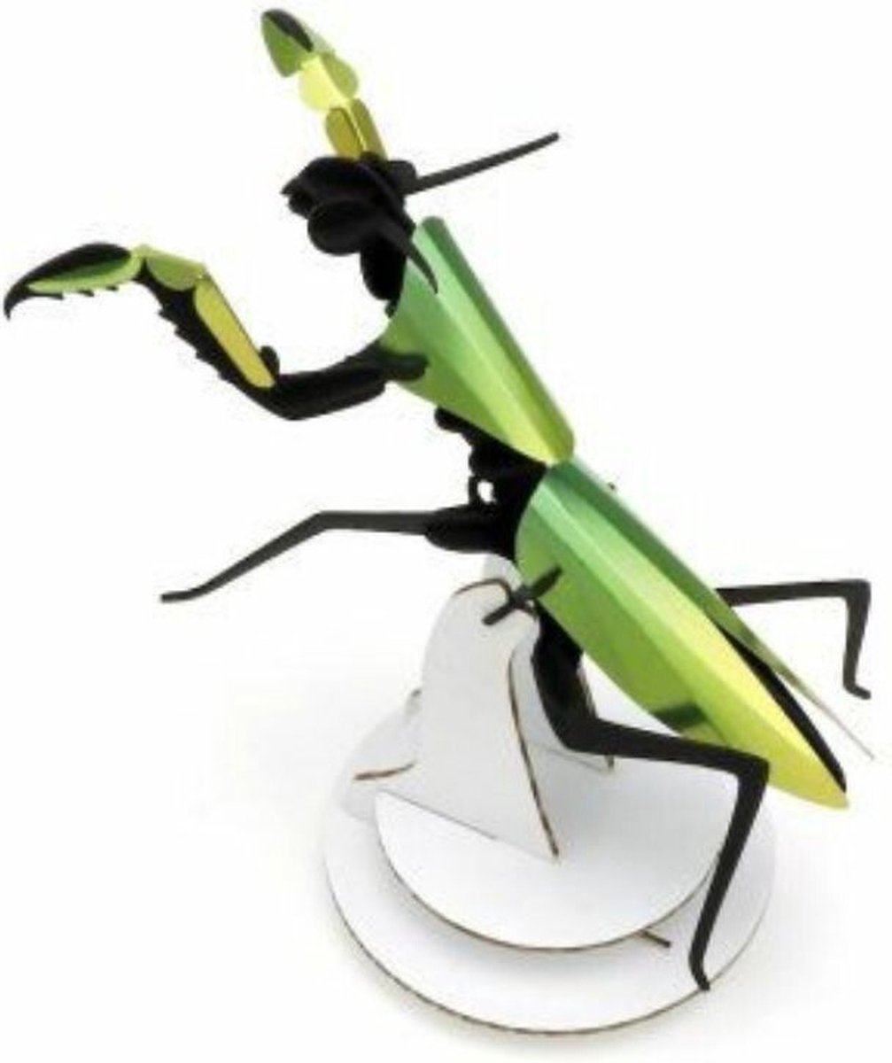 Assembli 3D-puzzel Bidsprinkhaan Praying Mantis - Mango Groen
