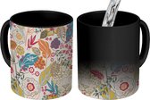 Magische Mok - Foto op Warmte Mokken - Koffiemok - Design - Luipaard - Jungle - Magic Mok - Beker - 350 ML - Theemok