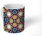 Mok - Koffiemok - Geometrie - Arabisch - Lijnen - Patronen - Mokken - 350 ML - Beker - Koffiemokken - Theemok