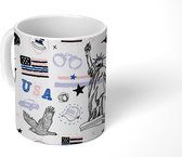 Mok - Koffiemok - New York - Politie - Amerika - Mokken - 350 ML - Beker - Koffiemokken - Theemok