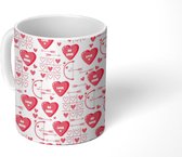Mok - Koffiemok - Valentijnsdag - Design - Romantisch cadeau - Mokken - 350 ML - Beker - Koffiemokken - Theemok