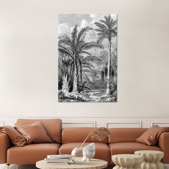 Décoration murale Métal - Aluminium Peinture Industrielle - Nature - Design - Arbres - 100x150 cm - Dibond - Photo sur aluminium - Décoration murale industrielle - Pour le salon/chambre