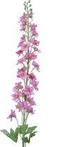 Viv! Home Luxuries Ridderspoor - extra groot - zijden bloem - roze - 116cm