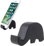 Peachy Mobiel houder olifant zwart iPhone standaard slurf universeel