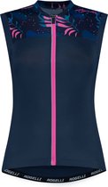 Rogelli Harmony Fietsshirt - Korte Mouwen - Dames - Blauw, Roze - Maat S
