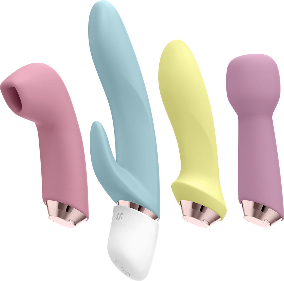 Satisfyer The Marvelous Four - Vibrator - Set Van 4 Vibrators - Pastelkleuren