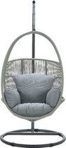 Garden Impressions  Panama hangstoel - donker grijs/mintgroen/lichtgrijs