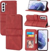 Samsung Galaxy S22 Plus Telefoonhoesje | PU Leren Bookcase | Pasjeshouder | Tas | Rood