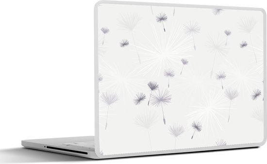 Sticker ordinateur portable - 17,3 pouces - Design - Pissenlit - Fleurs