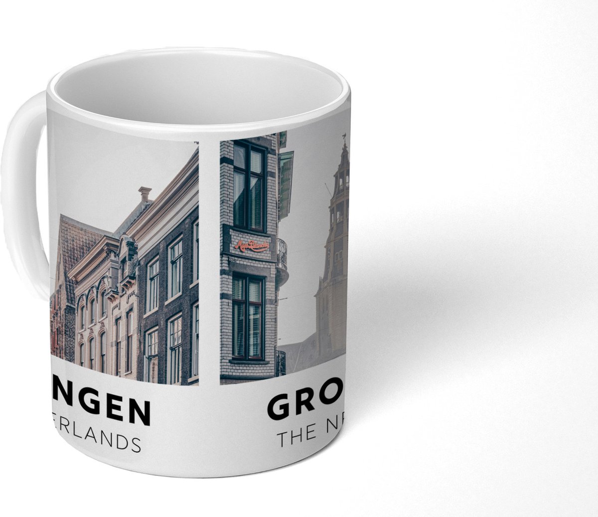 Mok - Koffiemok - Groningen - Nederland - Huis - Mokken - 350 ML - Beker - Koffiemokken - Theemok