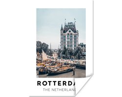 Poster Rotterdam - Nederland - Boot - 60x90 cm