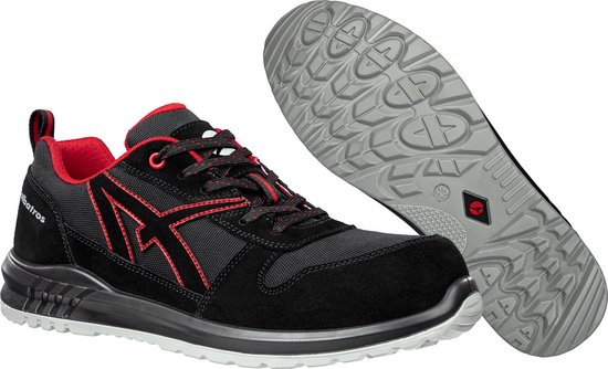 Albatros CLIFTON LOW SRC 648700210000042 Chaussures de sécurité S3 Pointure (EU): 42 noir, rouge 1 paire(s)