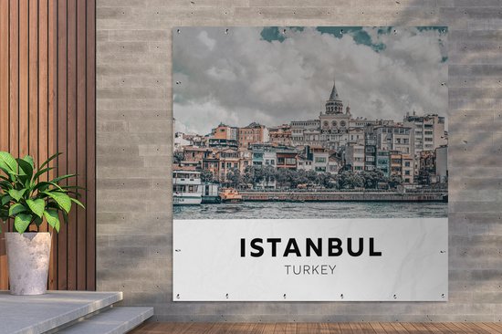 Affiche de Jardin Istanbul - Turquie - Maison - 200x200 cm