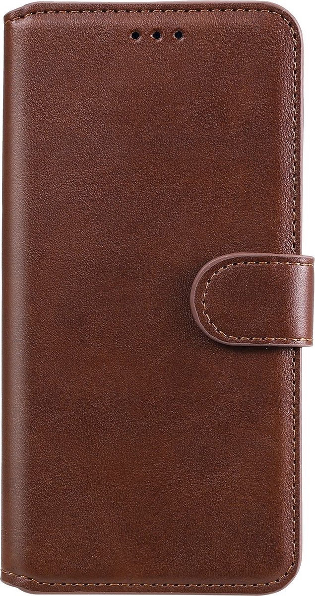Mobigear Telefoonhoesje geschikt voor Google Pixel 6 Hoesje | Mobigear Wallet Bookcase Portemonnee | Pasjeshouder voor 2 Pasjes | Telefoonhoesje voor Pinpas / OV Kaart / Rijbewijs - Bruin
