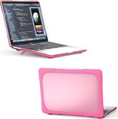 Mobigear Laptophoes geschikt voor Apple MacBook Pro 13 Inch (2020-2022) Hoes Hardshell Laptopcover MacBook Case | Mobigear Shockproof - Roze - Model A2289 / A2251 / A2338