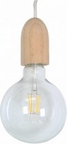 decoratieve lamp 12 cm E27 4W glas bruin