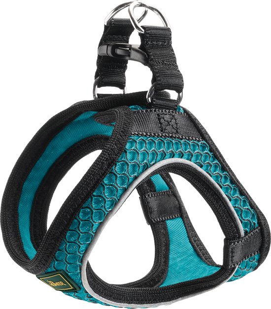 Hondentuigje Hunter Hilo-Comfort Turkoois S (42-48 cm)