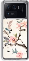 Case Company® - Xiaomi Mi 11 Ultra hoesje - Japanse bloemen - Soft Cover Telefoonhoesje - Bescherming aan alle Kanten en Schermrand