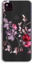 Case Company® - Google Pixel 4a 5G hoesje - Mooie bloemen - Soft Cover Telefoonhoesje - Bescherming aan alle Kanten en Schermrand