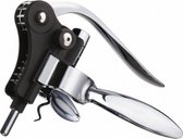 kurkentrekker staal zilver/zwart