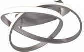 plafondlamp Course led 18 x 45 cm staal zilver