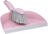 stoffer en blik pastelroze 32 cm
