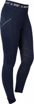 leggings d'équitation Jubilee dames polyester bleu taille 44