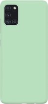xoxo Wildhearts siliconen hoesje geschikt voor Samsung Galaxy A21s - Groen gekleurd hoesje - Pantone kleur - Backcover - verkrijgbaar in verschillende kleuren - Groen