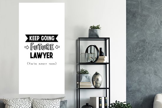 Stickers Stickers muraux - Citation - Étudier - Avocats - 80x160 cm - Feuille adhésive