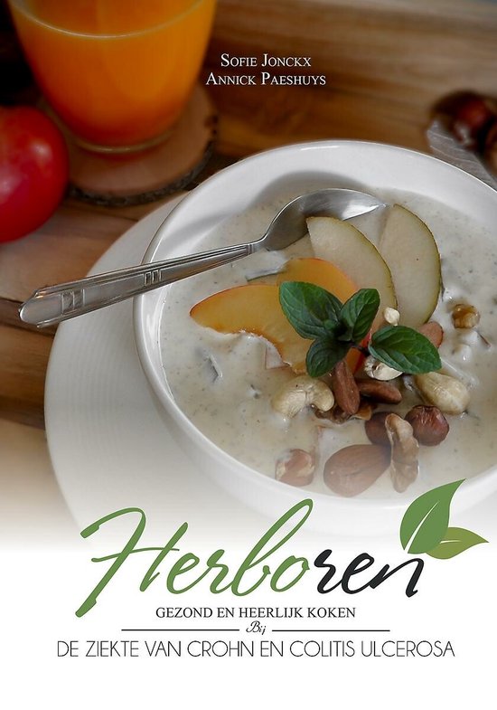 Herboren - Gezond en heerlijk koken bij de ziekte van Crohn  ... - cover