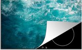 KitchenYeah® Inductie beschermer 85x52 cm - Zee - Water - Turquoise - Kookplaataccessoires - Afdekplaat voor kookplaat - Inductiebeschermer - Inductiemat - Inductieplaat mat