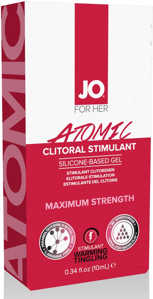Goedkoopste System JO - Atomic Stimulerende Clitoris Gel Extra Sterk -10 ml