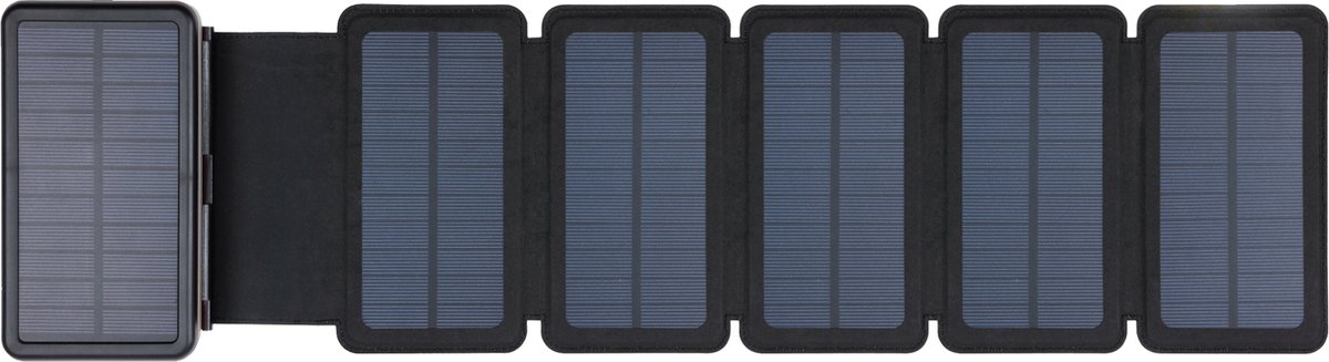 Sandberg Solar 6-Panel Powerbank 20000 Lithium-Polymeer (LiPo) 20000 mAh Zwart