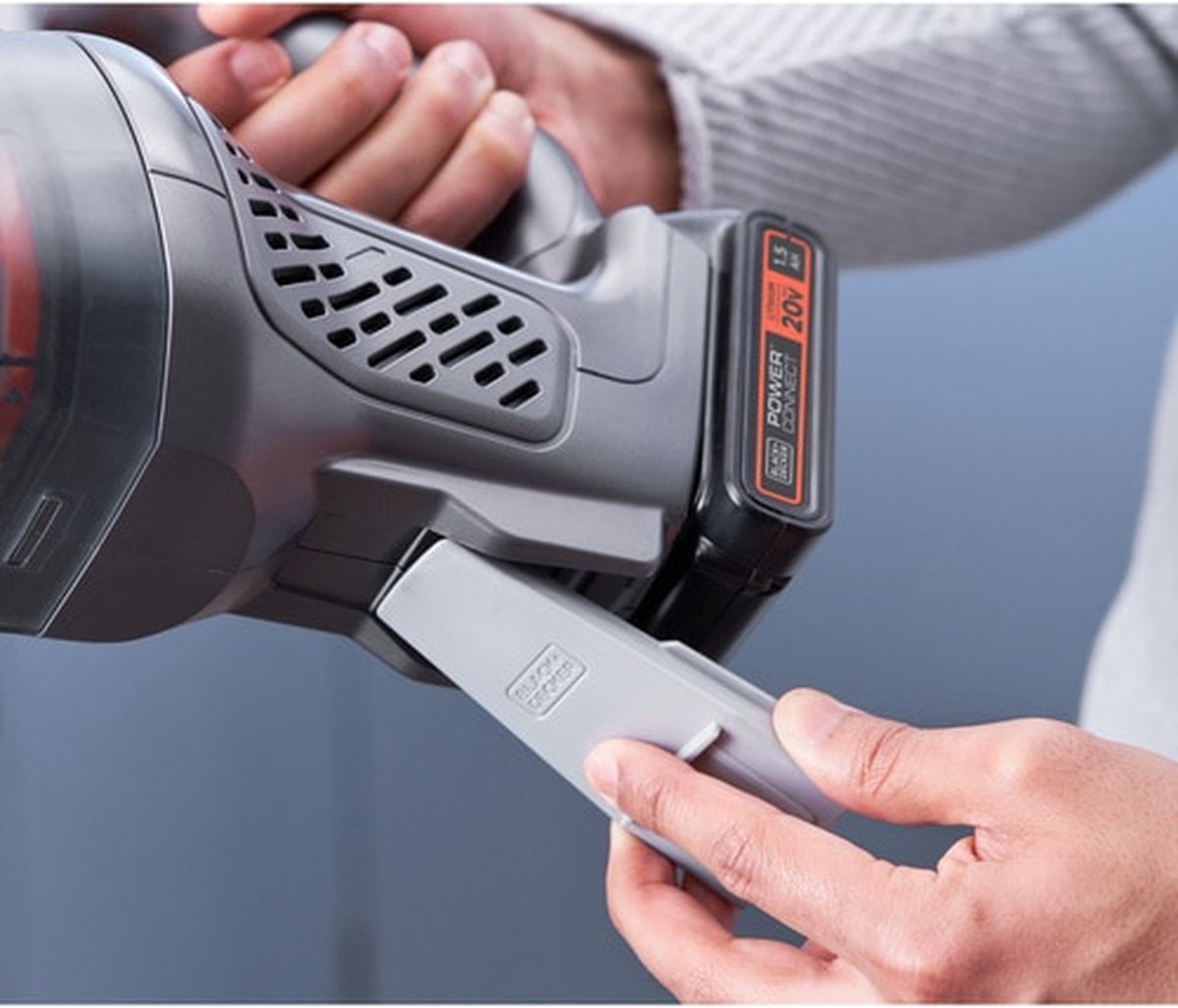 BLACK+DECKER BCHV001C1-QW Powerconnect Kruimeldief - 18V - incl. accu ...