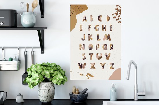 Stickers Stickers muraux - Citations - Alphabet - Dictons - Enfants - Kids - Bébé - 40x60 cm - Feuille adhésive