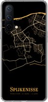 Geschikt voor OnePlus Nord CE 5G hoesje - Spijkenisse - Kaart - Goud - Siliconen Telefoonhoesje