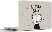Laptop sticker - 10.1 inch - Quotes - Little star - Spreuken - Kids - Baby - Jongens - Meiden - 25x18cm - Laptopstickers - Laptop skin - Cover