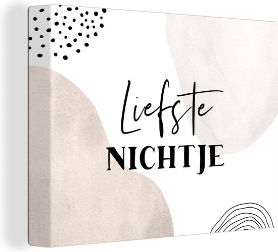 Tableau sur toile Amour - 'Chère nièce' - Proverbes - Citations - 80x60 cm - Décoration murale