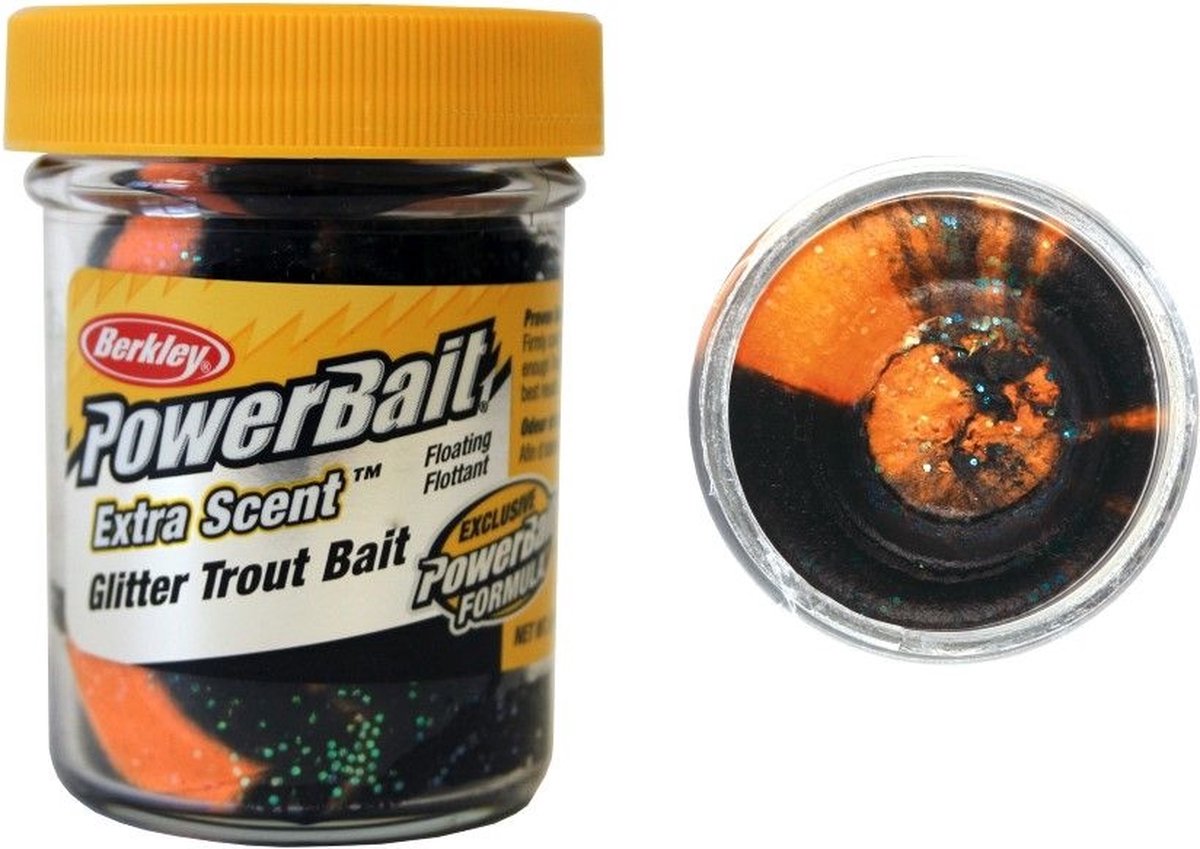 Berkley GARLIC PowerBait Natural Scent -Fluo orange - Hengelsport