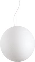 Ideal Lux Carta - Hanglamp Modern - Wit - H:262cm   - E27 - Voor Binnen - Metaal - Hanglampen -  Woonkamer -  Slaapkamer - Eetkamer