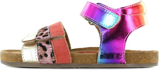 Sandalen | Meisjes | Rainbow Coral | Leer | Shoesme | Maat 24