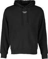 Calvin Klein Sweater - Slim Fit - Zwart - S