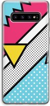 Case Company® - Samsung Galaxy S10 Plus hoesje - Pop Art #3 - Soft Cover Telefoonhoesje - Bescherming aan alle Kanten en Schermrand